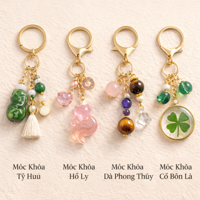 Các Loại Móc Khóa Phong Thủy Cho Nữ Phổ Biến