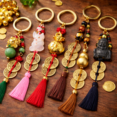 móc khóa phong thủy thu hút tài lộc